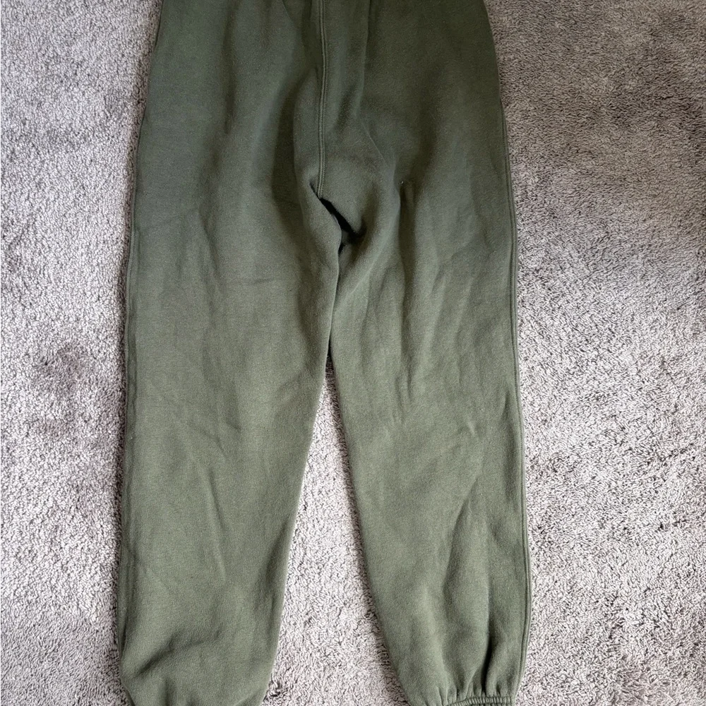 Polo by Ralph Lauren Olive Kids Jogger Sweatpants with Neon Logo